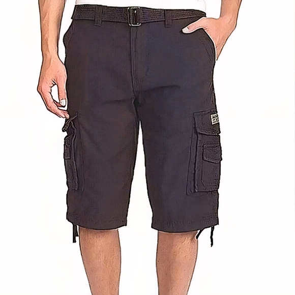UNIONBAY Other - NWT Unionbay Cordova Messenger Belted Cargo Shorts Men's Size 38